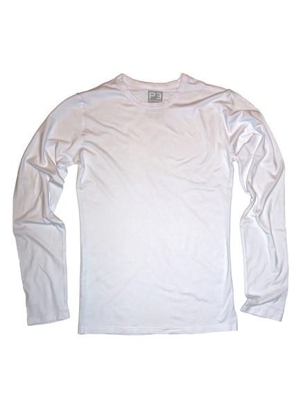 70% Bamboo Mens Long Sleeve Crew Neck