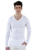 70% Bamboo Men’s Long Sleeve Deep V-Neck