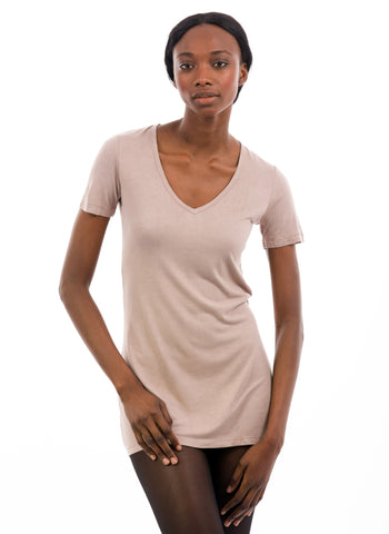 100% Bamboo Women's Short Sleeve V-Neck (SALE)