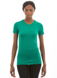 100% Bamboo Women's Short Sleeve Crew Neck