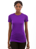 100% Bamboo Women's Short Sleeve Crew Neck