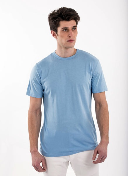 70% Bamboo Mens Short Sleeve Crew Neck