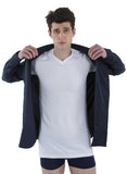 mens bamboo undershirt 100% bamboo white 